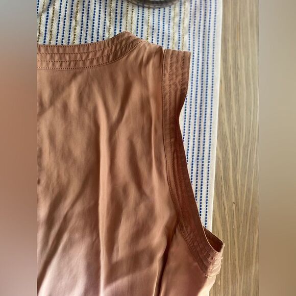 Veronica Beard Romper Women’s Nude Size 10 Sleeveless Drawstring Spring Designer - Picture 9 of 16